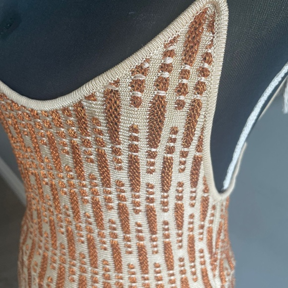 Alice+Olivia copper knit dress - Picture 3 of 5